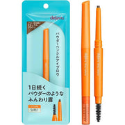 DejaVu Powder Pencils Eyebrow Stay Natura (Color: Natural Brown) | Eyebrow Pencil with Screw Brush [Alcohol-Free]