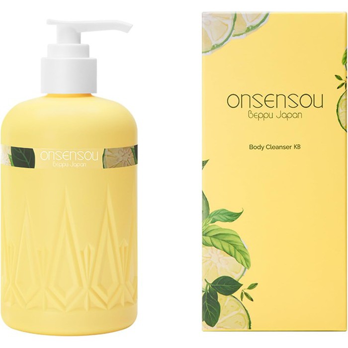 ONSENSOU Kabosu Body Cleanser - Luxurious Citrus Infused Body Wash for Hydration and Exfoliation 300ml [No Alcohol[