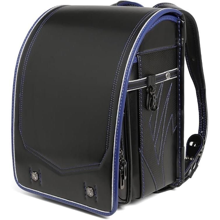Amant STYLISH CARBON Japanischer Randoseru Schulrucksack für Jungen – 15L, leichtgewichtig