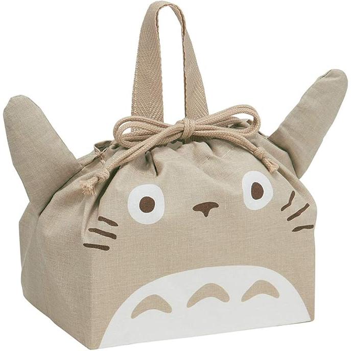 Skater My Neighbor Totoro Die-Cut Lunch Drawstring Bag Studio Ghibli