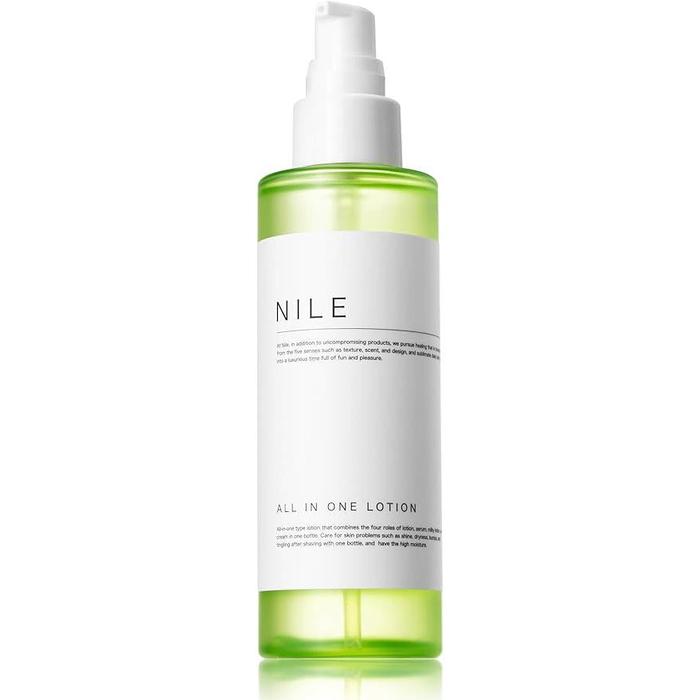 NILE All-in-One Skin Care Lotion for Men – After Shave, La France Scent 150ml [Alcohol-Free]