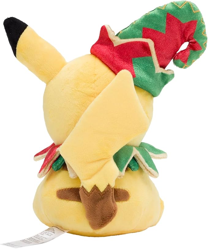 Pokemon Center Pikachu & Dedenne Plush Christmas Edition