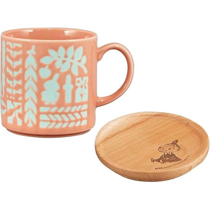 Moomin Ceramic Mug with Wooden Coaster – 300 ml | Yamaka Japan