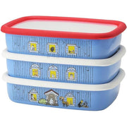 Fuji Horo Moomin House Enamel Food Storage Container M Size 0.9L Stackable