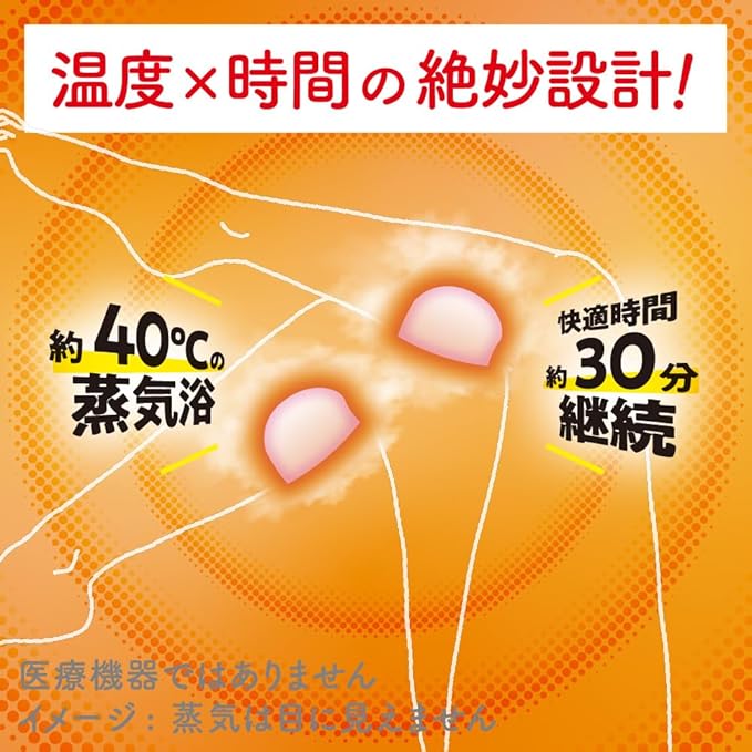 KAO MegRhythm – Hot Compresses for Sore Legs and Feet, 6 pieces