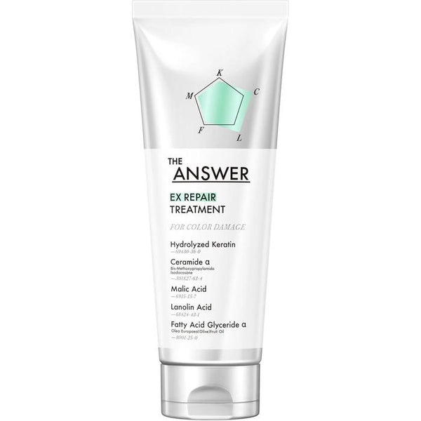 Kao THE ANSWER EX Repair Treatment – For Color-Damaged Hair (220g) [With Alcohol]