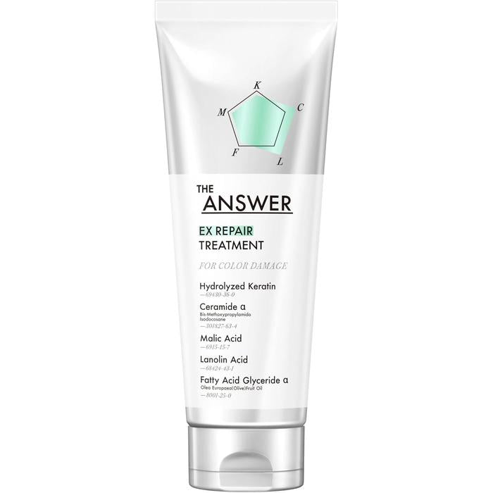 THE ANSWER EX Repair Treatment – For Color-Damaged Hair (220g) [With Alcohol]