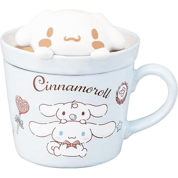 Sanrio Cinnamoroll 3D Latte Art Mug with Lid (230 ml)