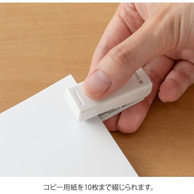 MIDORI XS Compact Stapler – Foldable Mini Stapler with Staple Remover | 4 Colors