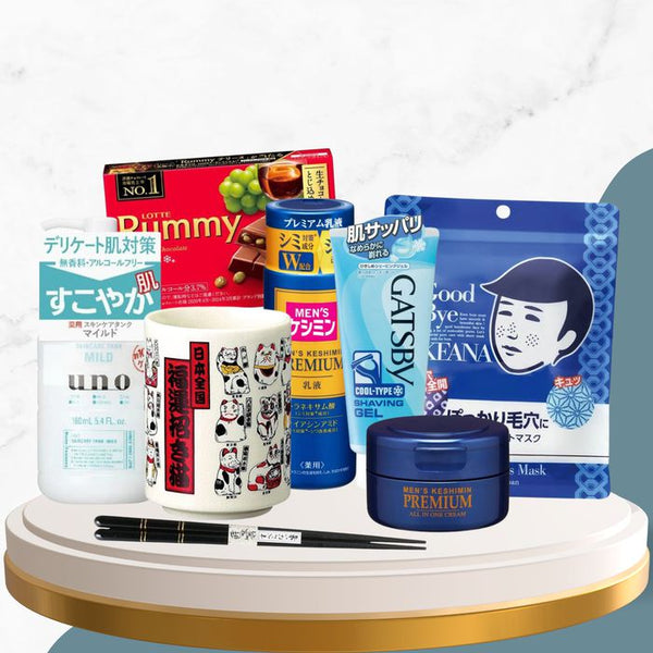 Valentine’s Day Pamper Box for Him - Skincare, Tableware & Chocolate