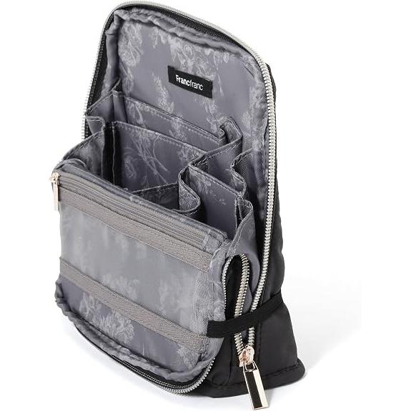Francfranc Gather Tool Pen Stand Pouch – Quilted Desk Organizer, 2 Colors