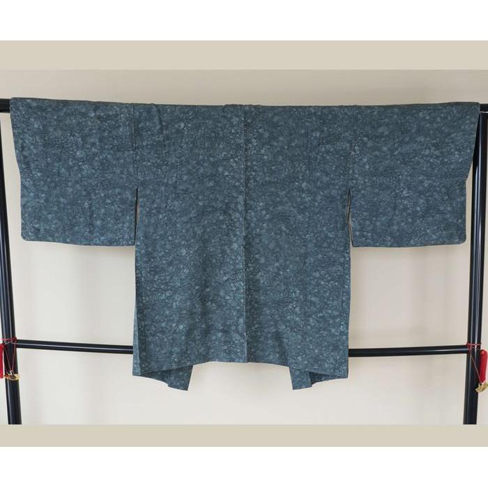 Vintage Haori – Blue-Gray with Pattern