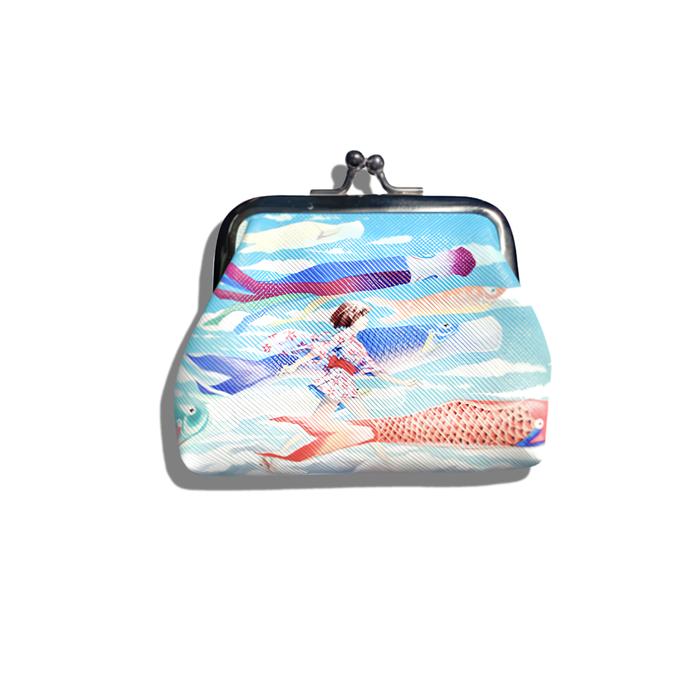 Japanese Kiss-Lock Coin Purse – Traditional Japanese Designs