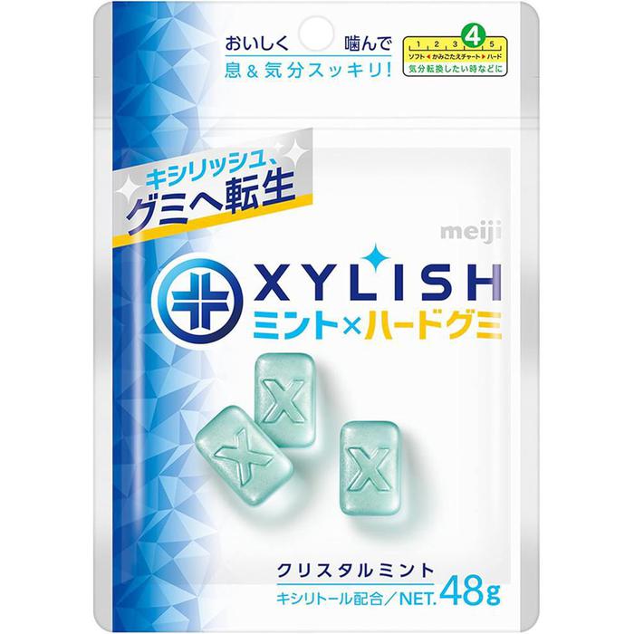 Meiji XYLISH Gummy – Refreshing Mint-Flavored Gummy 48g