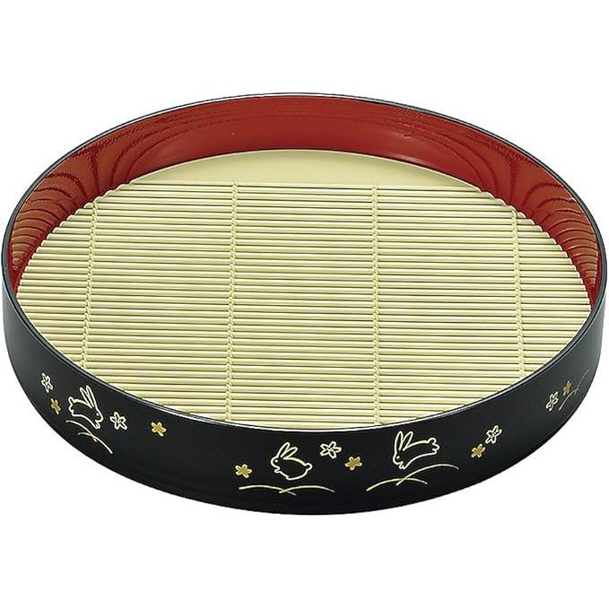Miyamoto Sangyo Dream Rabbit Noodle Plate 20.4cm | Japanese Yumeusagi Buckwheat Plate, ABS Resin
