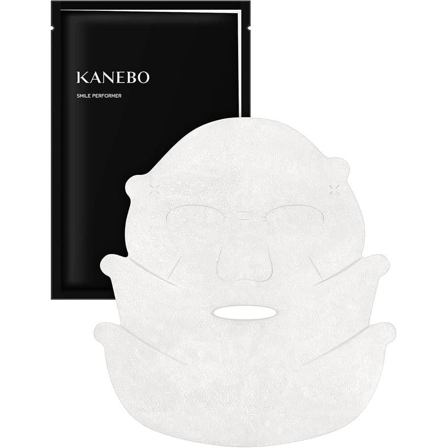 KANEBO Smile Performer Firming Sheet Mask – Lifting Fit Mask for Hydration, Firmness & Glow 4 Sheets [Alcohol-free]