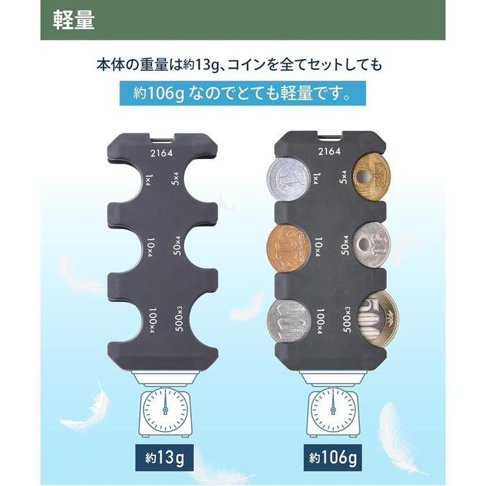 STREAM Slim Coin Holder – Portable Japanese Coin Organizer