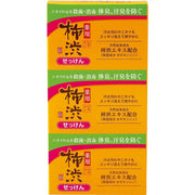 *DERMO COSMETIC* Antibacterial Soap with Kaki Shibu Extract Reducing Perspiration and Odor 3x100g [Alcohol-free]