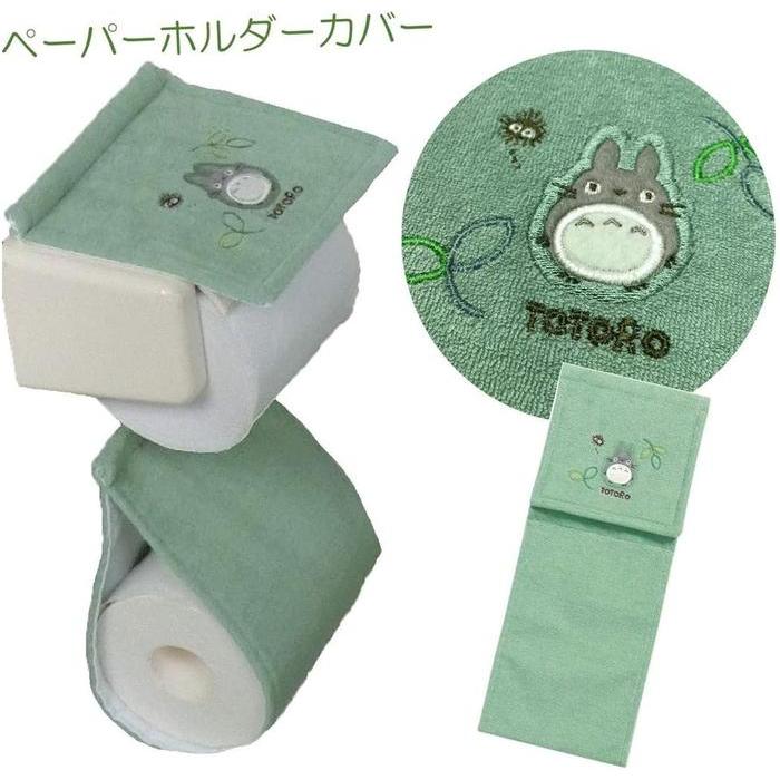 My Neighbor Totoro Toilet Mat – Antibacterial Acrylic, Non-Slip, Ghibli Bathroom Collection (Forest Green, 58 × 60 cm)