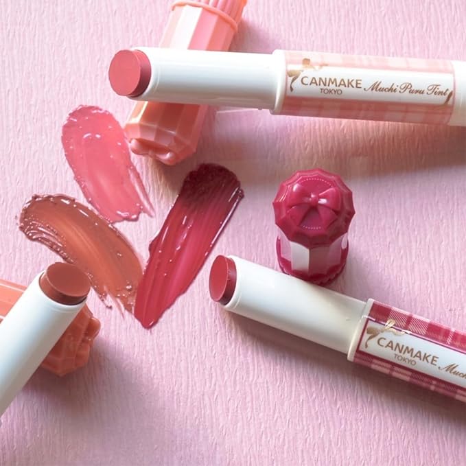 CANMAKE Muchipuru Tint – Plump, Glossy & Long-Lasting Lip Tint [Alcohol-free]