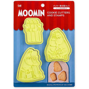 JAPAN MOOMIN COLLECTION-KAI Moomin Cookie Cutter Set – Moomin Valley Friends Themed Baking Mold Set