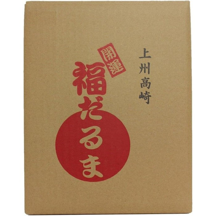 Takasaki Daruma Ornament – Prosperity &Fortune Red 3rd Size (12x11x15cm)