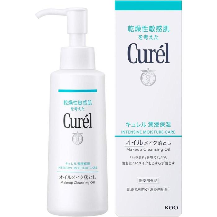 Curél Oil Makeup Remover – Sensitive Skin, Low-Irritation Cleansing Oil, 150ml (No Alcohol)
