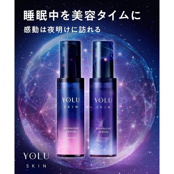 YOLU Skin Overnight Serum Moist – Barrier Repair Hydrating Night Serum with PDRN, Hexapeptide-8, Niacinamide (No Alcohol)