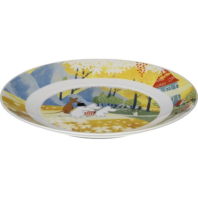 Yamaka Shoten MOOMIN "Luonto" Plate 19.5cm Moomin House Design