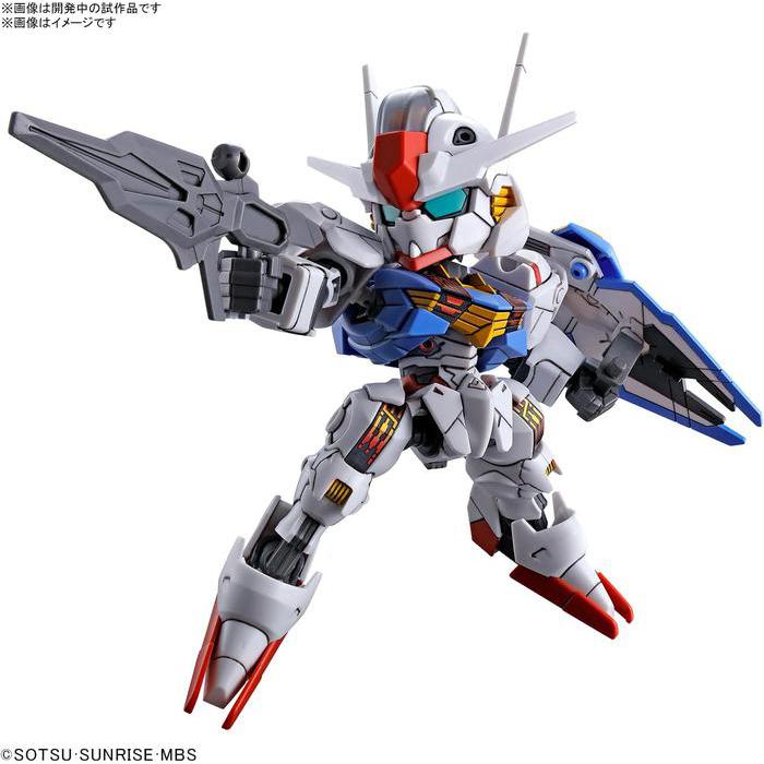 SD Gundam EX-Standard – Gundam Aerial (The Witch from Mercury) Pre-Colored Plastic Model Kit