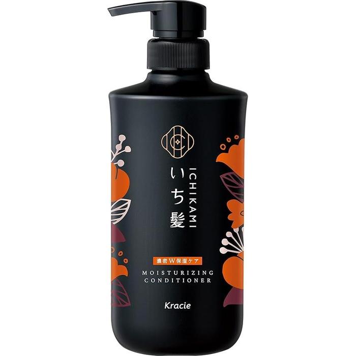 ICHIKAMI [Dense W Moisturizing Care] Conditioner Pump – Deep Hydration for Soft, Healthy Hair 16.9 oz (480 g) [With Alcohol]
