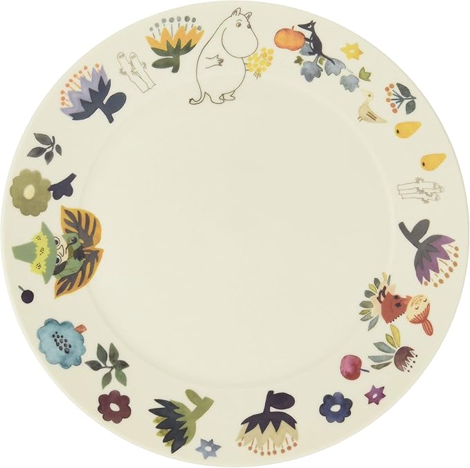 Yamaka Shoten MOOMIN "Herbarium Mix" Plate