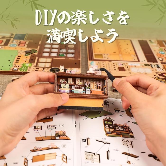 DIY BookNook Series – Japanese Themed 3D Wooden Miniature Kits