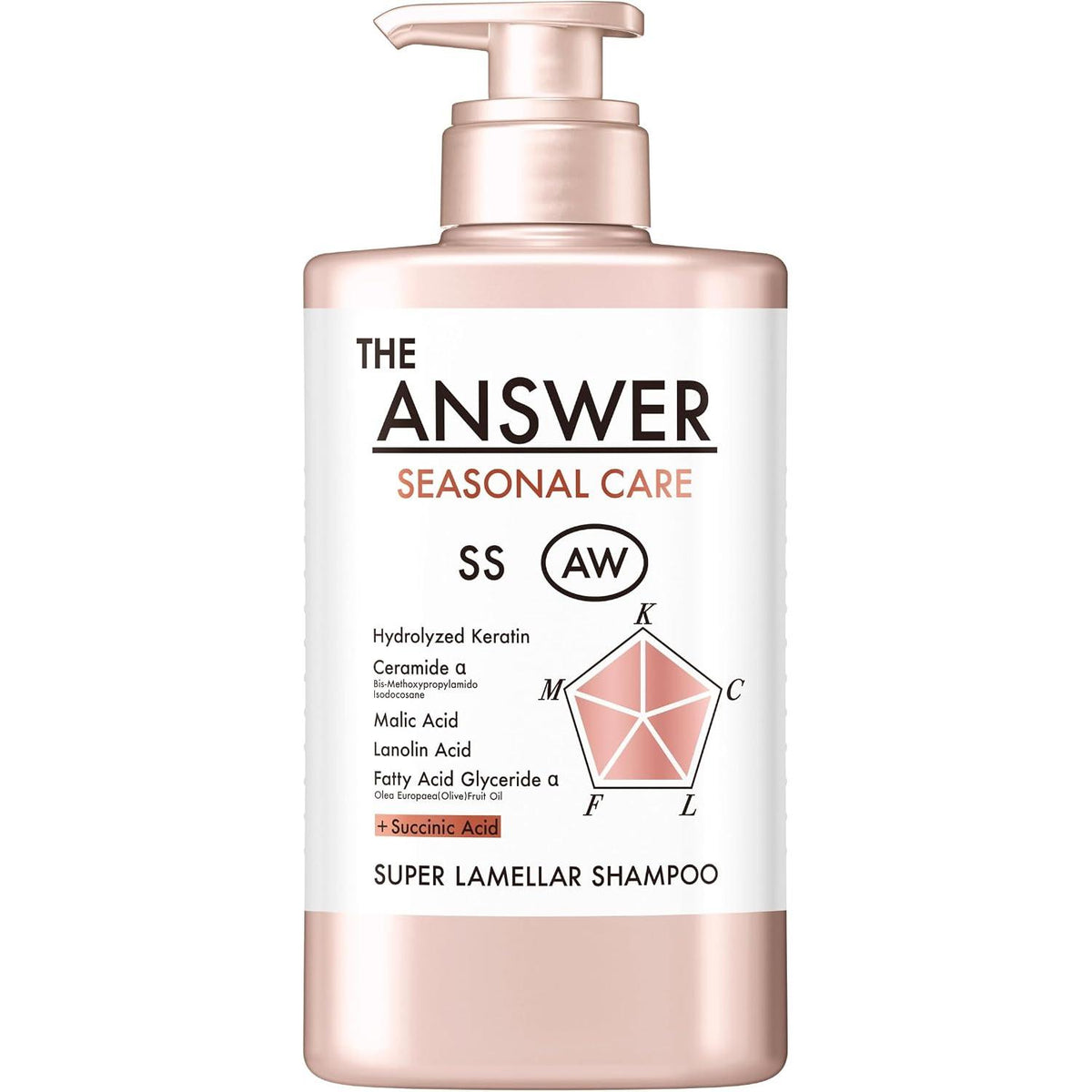 THE ANSWER Seasonal Care AW Super Lamella Shampoo 400mL – Soin capillaire Automne/Hiver [Alcohol-Free]