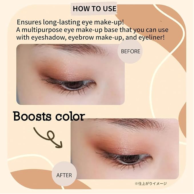 CANMAKE Lasting Multi Eyebase WP – Waterproof Eye Makeup Primer, 8 g