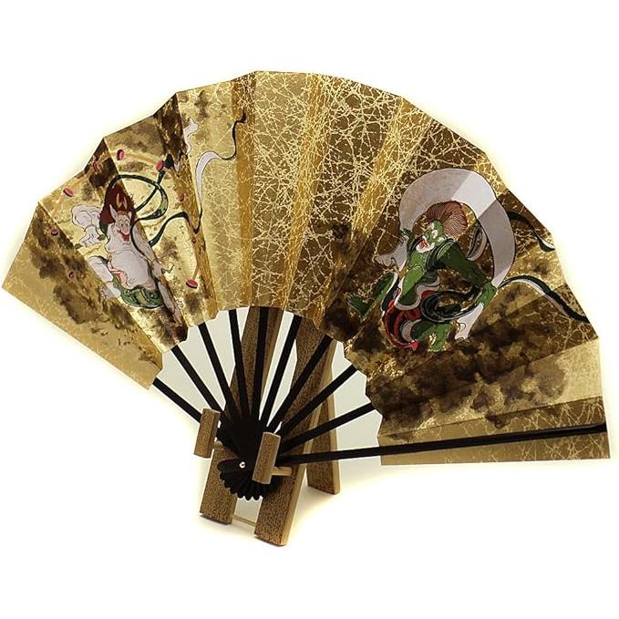 Kyoto Decorative Fan – Fujin Raijin Design
