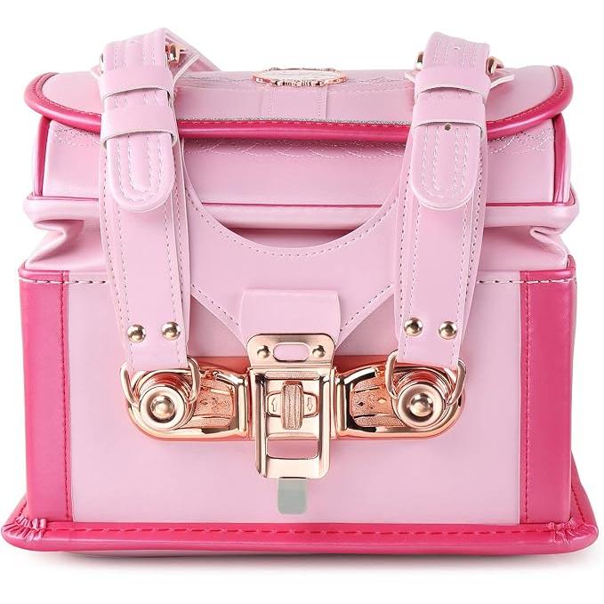 Mochila Escolar Randoseru Coulomb Unicorn Japonesa para Niñas – Acabado Perla, Compatible con A4