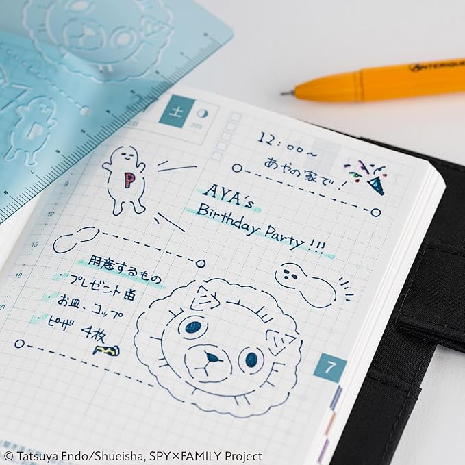 SPY×FAMILY Hobonichi Template – Planner Accessory