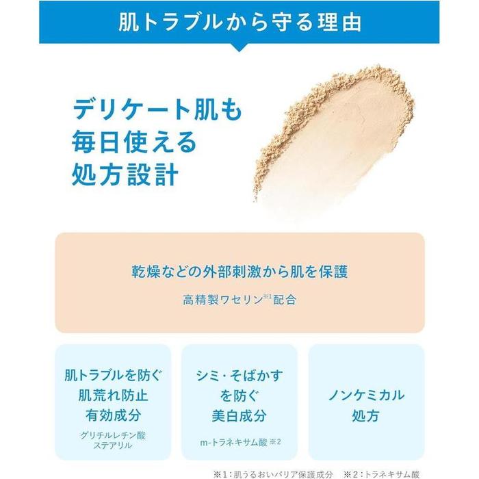 IHADA Face Protect Powder SPF40 PA++++ blue light, pollen, dust, PM2.5 9g (No Alcohol)