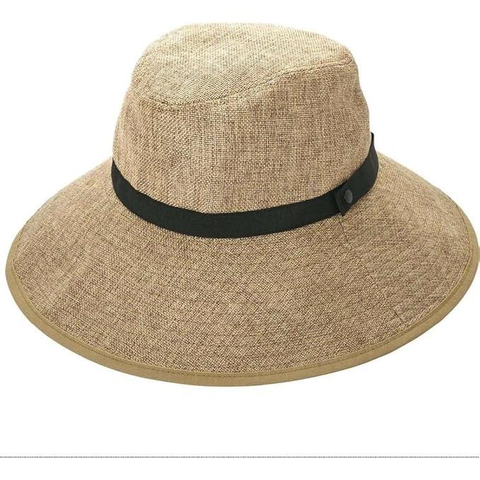 Cogit Wide Brim Hiker Hat Black – 99% UV Protection Face-Slimming Outdoor Hat