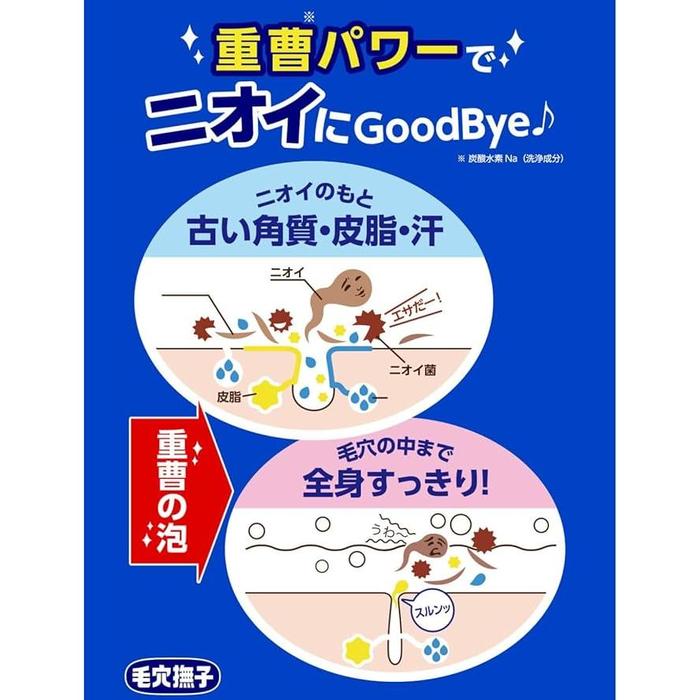 Keana Nadeshiko Boy's Baking Soda Soap – Full-Body Odor & Pore Care Bar Soap 155g [Alcohol-free]