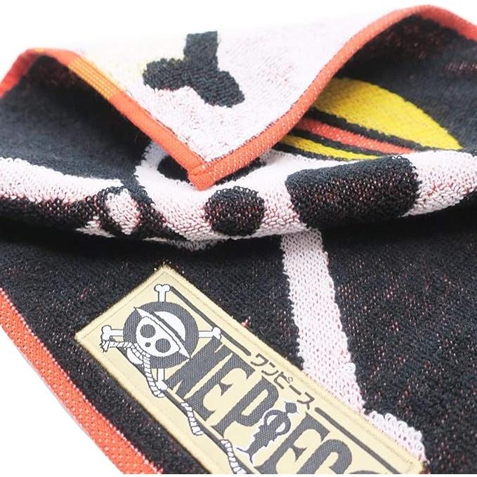BANDAI One Piece Mini Towel – Pirate Flag Collection 25×25 cm