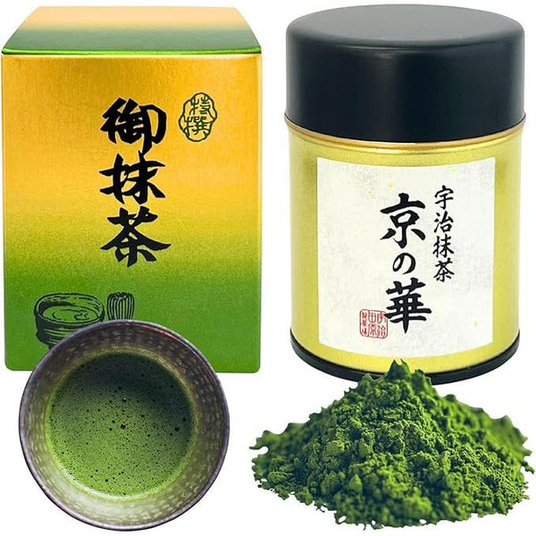 Kyoto Ujitawara Tea House Matcha Kyo no Hana – Premium Uji Matcha Powder 40g Can