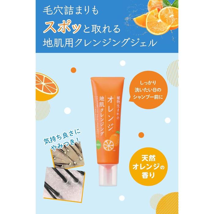 Plant Born Orange Skin Cleansing - Enzymatic peeling for the scalp 130g [Alcohol-free]