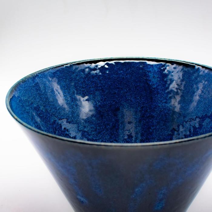 Aito “ Donburi Bowl – Navy Blue 17 cm | Japanese Mino Ware