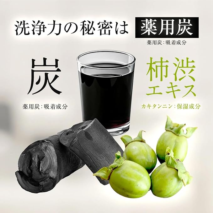 Kaki no Sachi (KnS) Medicated Persimmon Scalp Shampoo for Men 500mL – Odor, Dandruff & Itch Care [With alcohol]