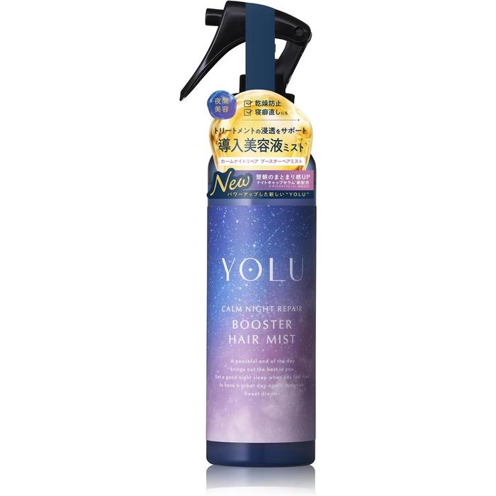 YOLU Calm Night Repair Hair Mist – All Hair Types, Ceramide & Keratin [With alcohol]