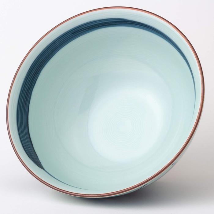 Hasami Ware Rice Bowl – Extra Large Dragon Motif