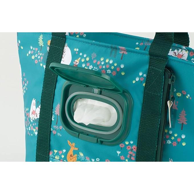 Skater MOOMIN Insulated Lunch Bag with Wet Wipes Pocket