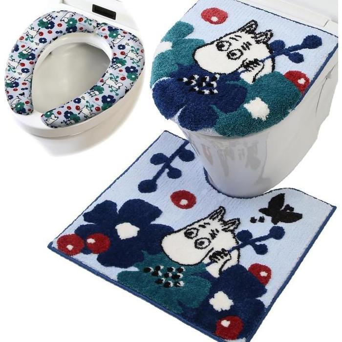 Yokozuna Creation Toilet Accessory Set – 3-Piece Bathroom Set Moomin